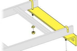 Middle Atlantic Cable Ladder Wall Support Hardware - 12 Inch Width