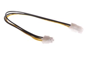 Motherboard P4 12V 4-Pin Power Extension Cable - Male/Female - 12 Inch