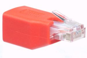 Cat6 RJ45 Male to RJ45 Female Ethernet Adapter - Crossover Pinout