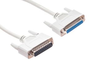 DB25 Male to DB25 Female Extension Serial Cable - 10 FT