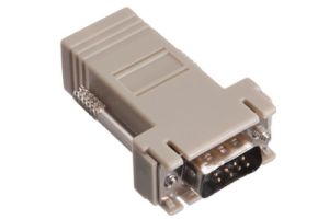 DB9 Male to RJ45 Female Modular Adapter Kit - 8 Conductor