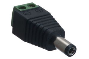 DC Power Male Field Terminated Connector - 2.1mm I.D. - 5.5mm O.D.