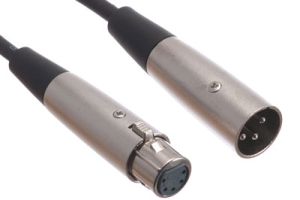 Hosa XLR 3 Pin Male to XLR 5 Pin Female Adapter