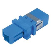 L-com Simplex LC/SC Singlemode Fiber Optic Adapter - Plastic Body