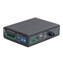 RS232/422/485 to simplex fiber SC Media Converter, 20km reach over single SMF 1310nm TX/1550nm RX, Extended temp