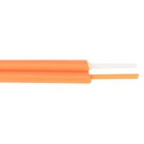 L-com Round Duplex Optical Cable, 62.5/125 OM1, Plenum Rated, 2.0mm, Continuous Run