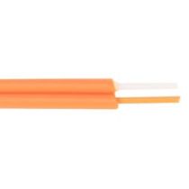 L-com Round Duplex Optical Cable, 62.5/125 OM1, Plenum Rated, 3.0mm, Continuous Run