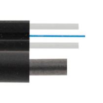 Indoor/Outdoor Cable, 9/125 SM G657A1, 2 Fiber, PE Jacket, 6mm OD, Per Meter