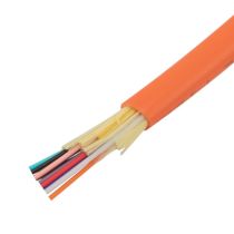 L-Com Indoor Multi-Fiber Distribution Cable, 12 Fiber, 50/125 OM2, Riser Rated, Per Meter