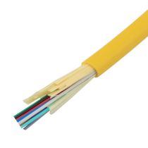 L-Com Indoor Multi-Fiber Distribution Cable, 12 Fiber, 9/125 Single Mode, Riser Rated, Per Meter