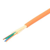 L-Com Indoor Multi-Fiber Distribution Cable, 4 Fiber, 62.5/125 OM1, Riser Rated, Per Meter