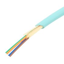 L-Com Indoor Multi-Fiber Distribution Cable, 4 Fiber, 50/125 10GB OM3, Riser Rated, Per Meter