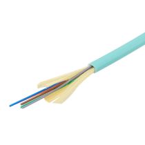L-Com Indoor Multi-Fiber Distribution Cable, 6 Fiber, 50/125 10GB OM3, Riser Rated, Per Meter