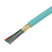 L-Com Indoor Multi-Fiber Distribution Cable, 8 Fiber, 50/125 10GB OM3, Riser Rated, Per Meter