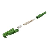 E2000 Connector Kit Single Mode APC 3.0mm Cable Green