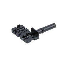 Versatile Link Black Simplex Friction-Style Connector, with Clamshell Connector Housing Design. For use with 1.0 x 2.2mm POF.