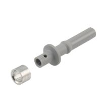 Versatile Link Gray Simplex Friction-Style Connector. For use with 1.0 x 2.2mm POF.