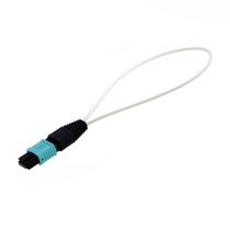 L-Com Fiber Loopback Cable - MPO w/o Pins - 50/125