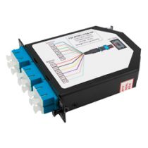 1 MTP Male (12 fiber) to 6 Duplex SC Connectors LGX Fan-out Cassette, Single Mode OS2