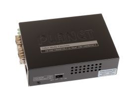 Planet 1-Port 10/100/1000BASE-T - 2-Port 100/1000BASE-X SFP Switch/Redundant Media Converter