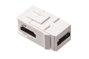 HDMI F/F Coupler Keystone - 90 degree - White
