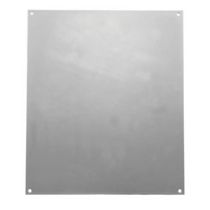 Blank Non-Metallic, Starboard Mounting Plate for 18x16 Series Enclosures