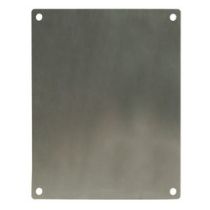 Blank Aluminum Mounting Plate for 24x16 Series Enclosures