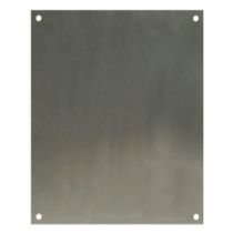 Blank Aluminum Mounting Plate for 10x08 Series Enclosures