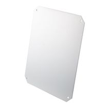 L-com Blank Aluminum Mounting Plate for 12x10x6 Polycarbonate Enclosures 