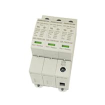ShowMeCables AC Surge Protector SPD I2R-75K DIN-Rail 240 Vac 3-Phase Delta MOV 75 kA, UL 1449 4th Ed. Type 1 and Type 2, TAA