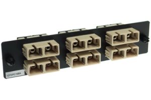 ICC Fiber Adapter Panel - SC - 6-Port Duplex - Metal