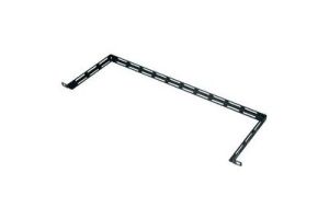 ShowMeCables 19" L-shaped Steel Lacing Bar  6" Offset - 10 Pack 