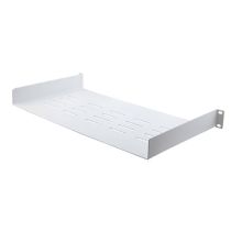 L-com 19" Cantilever Shelf 1U with 10" Depth- RAL9003-Signal White