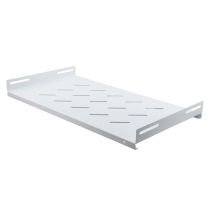 L-com 19" Cabinet Shelf 1U with 10"(270mm) Depth- RAL9003-Signal White
