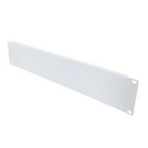 L-com 19" Solid Blank Panel 2U- RAL9003-Signal White