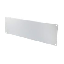 L-com 19" Solid Blank Panel 3U- RAL9003-Signal White