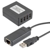 L-com USB 2.0 UTP Extender 4 Port 165 Ft - Comm