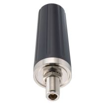 L-com 617 to 7125 MHz Wi-Fi 6E Omni Antenna, 3 dBi Gain, N Female Connector Black