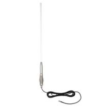 L-com 477 MHz Omni Antenna 6.5 dBi, Vehicle 8 mm Spring, 14.75 FT RG58 FME Male 42 in. White