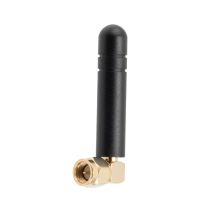 L-com 860 MHz to 870 MHz Stubby Antenna, Monopole, 90-degree angle, SMA Male Connector, 1 dBi Gain