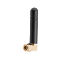 L-com 2.4 GHz to 2.5 GHz Stubby Antenna, Monopole, 90-degree angle, SMA Male Connector, 2 dBi Gain