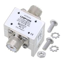 L-com UHF F/F In/Out RF Surge Protector 1.5MHz - 700MHz DC Block 2kW 50kA Blocking Cap and Gas Tube
