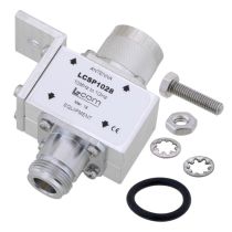 L-com Type N M/F In/Out RF Surge Protector 125MHz - 1GHz DC Block 375W 20kA Blocking Cap and Gas Tube