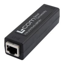 L-com Data Surge Protector - Indoor - Gigabit Ethernet PoE+ IEEE 802.3at - Shielded RJ45