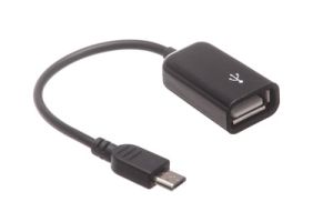 USB 2.0 Micro to A Female - OTG Cable - 6 IN