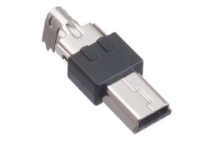 Mini B USB 5 Pin Male Solder Connector