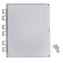 Dark Gray Replacement Hinge Cover for 1412 Polycarbonate Enclosure