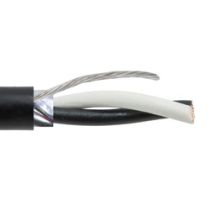 L-com Process System Interconnect Cable, USA Made, 20AWG 1 Pair Shielded, AWM 2464 300V CM PLTC ITC UV Res PVC, Black, 1000F