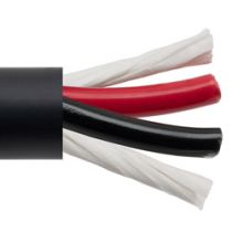 L-com Power Bulk Tray Cable, Exposed Run, 2 Conductor 12AWG 600V, TC-ER THHN THWN, UL86 UL1277 UL1581, 90C UV Res VW-1 PVC Black, 1KFT