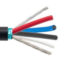 L-com Shielded Power Bulk Tray Cable, Exposed Run, 3 Conductor 12AWG 600V, TC-ER THHN THWN, UL86 UL1277 UL1581, 90C UV Res VW-1 PVC Black, 1KFT